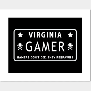 Virginia. Gamer. Posters and Art